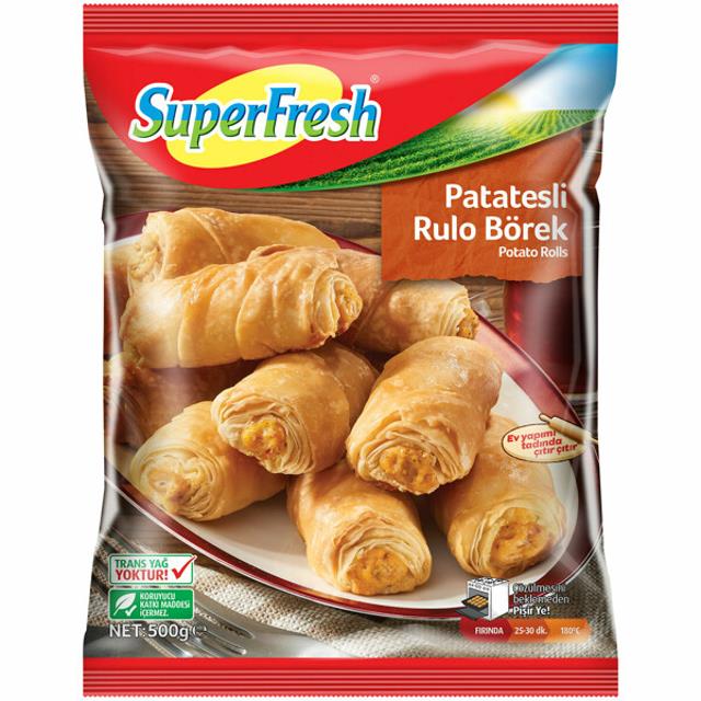 Mini Rulo Patatesli Börek 500gr 1 Adet