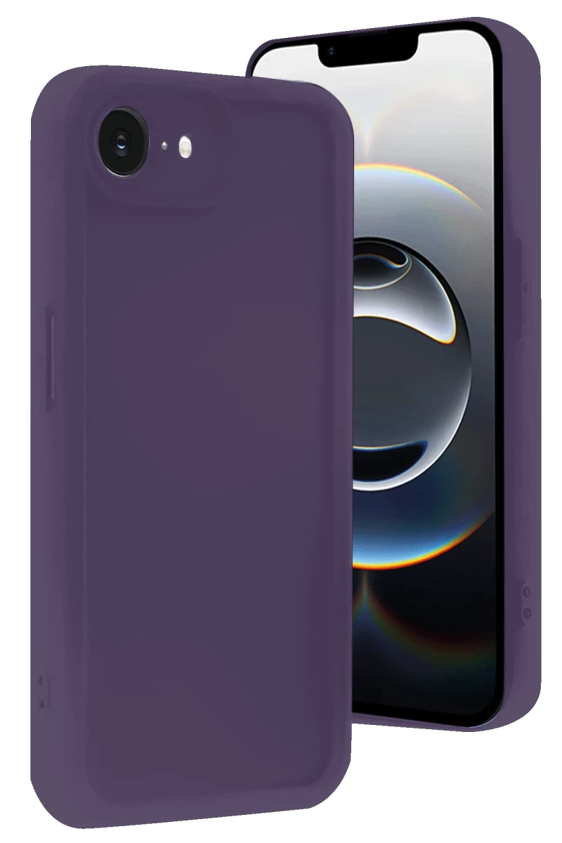 Apple iPhone 16E Uyumlu Kılıf Viera Silikon - Mor
