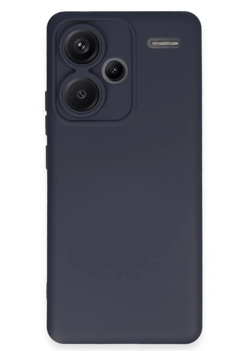 Xiaomi Redmi Note 13 Pro Plus Uyumlu Kılıf Nano içi Kadife Silikon - Lacivert