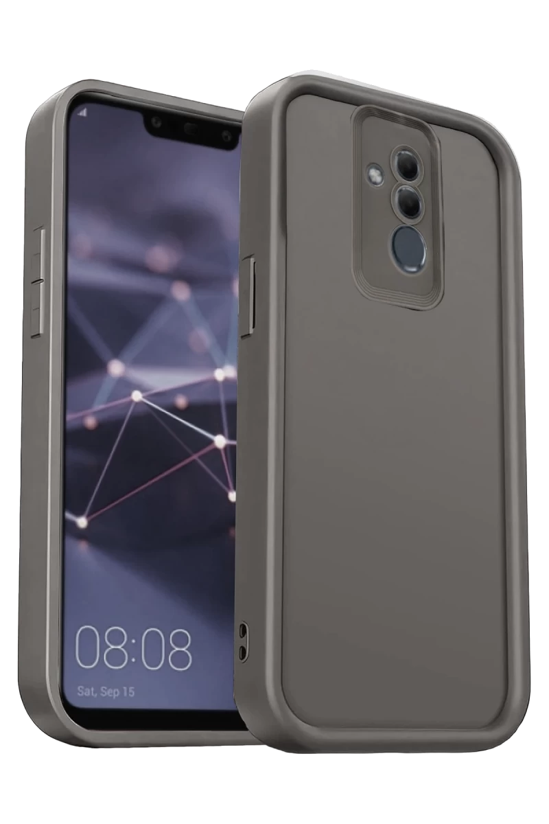 Huawei Mate 20 Lite Uyumlu Kılıf Viera Silikon - Gri