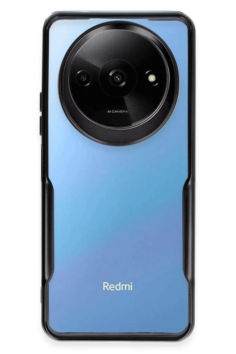 Xiaomi Redmi A3 4G Uyumlu Kılıf Boyi Silikon Kapak - Siyah