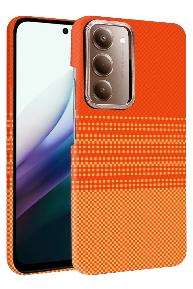 Xiaomi Redmi 15 4G Uyumlu Vega Magsafe Kapak - Turuncu