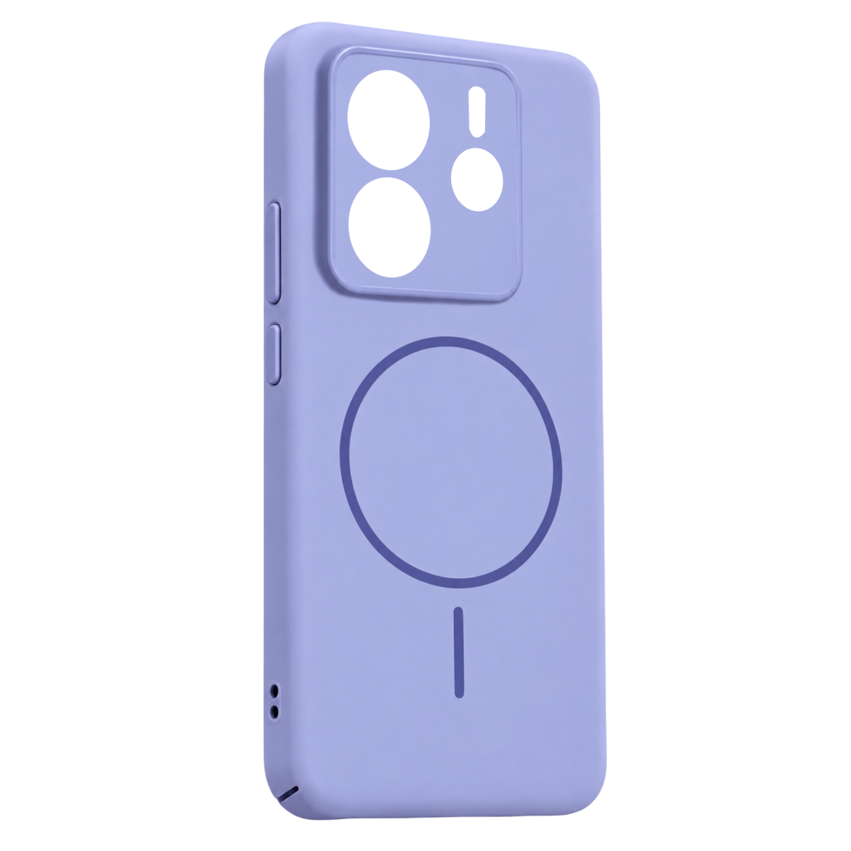 Xiaomi Redmi Note 14 4G Mika PC Magsafe Kapak - Açık Mor
