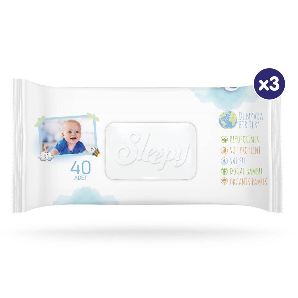 Bio Natural Islak Havlu Mendil 3x40 120 Yaprak