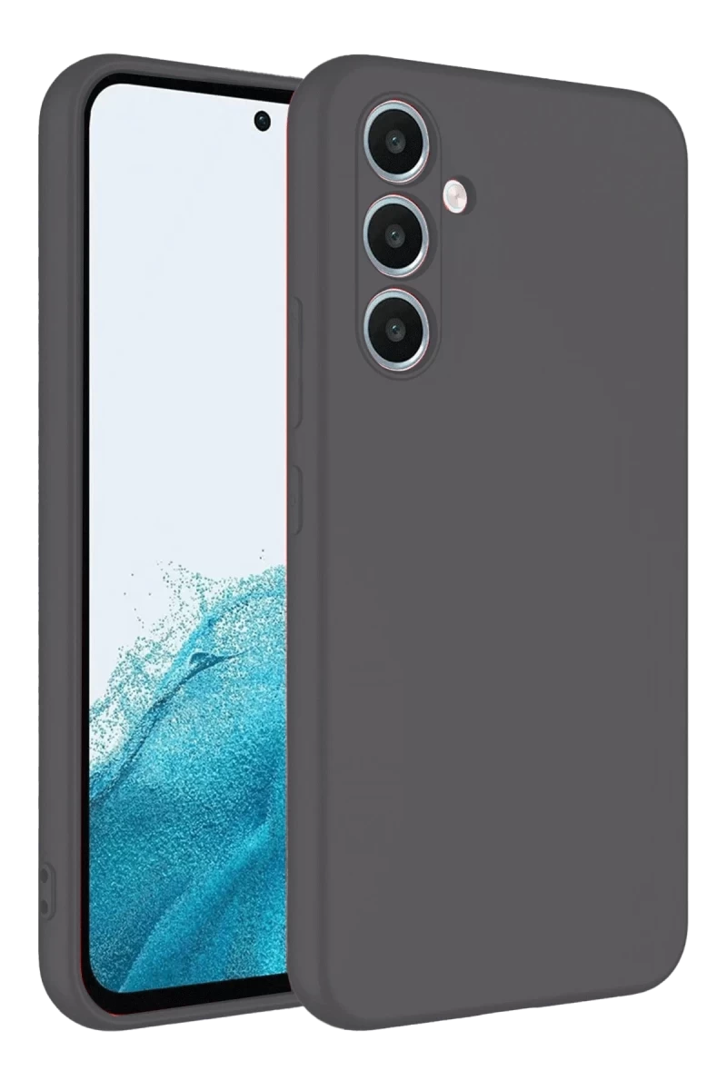 Samsung Galaxy A16 5G Uyumlu Kılıf First Silikon - Gri