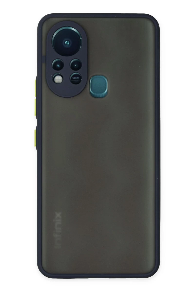 İnfinix Hot 11s Uyumlu Kılıf Montreal Silikon Kapak - Lacivert