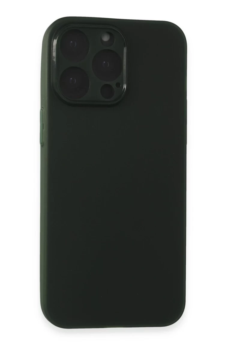 Apple iPhone 15 Pro Max Uyumlu Kılıf Puma Silikon - Yeşil