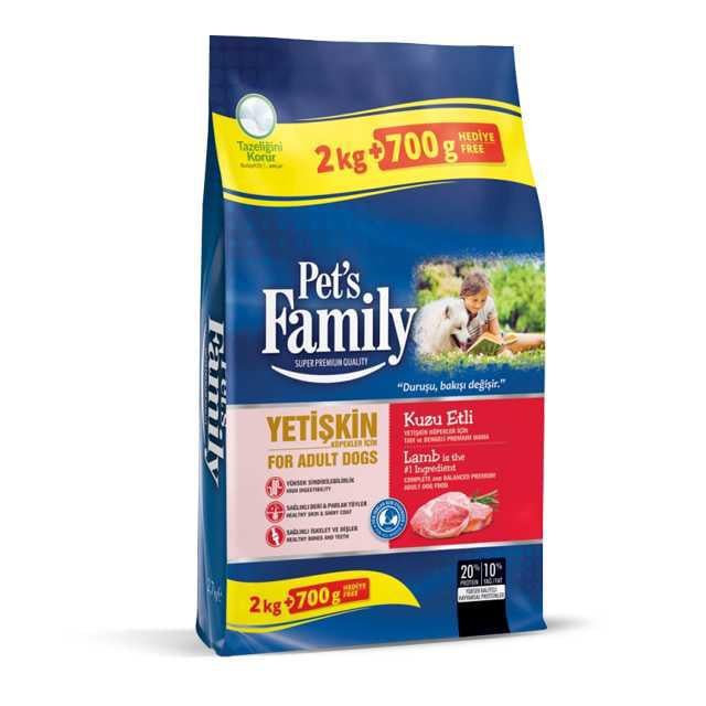 Yetişkin Köpek Maması Kuzu 2000+700g 1 Adet