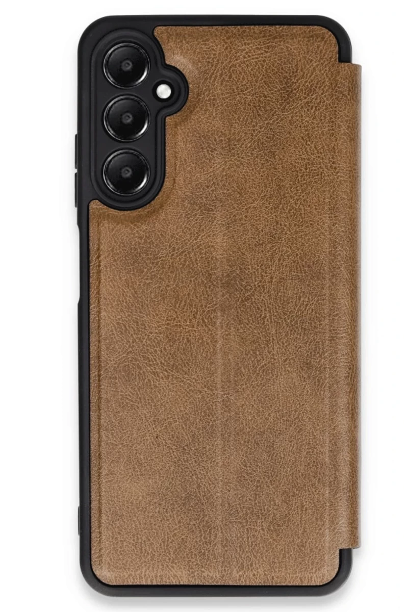 Samsung Galaxy A36 Uyumlu Kılıf Flip Cover - Taba
