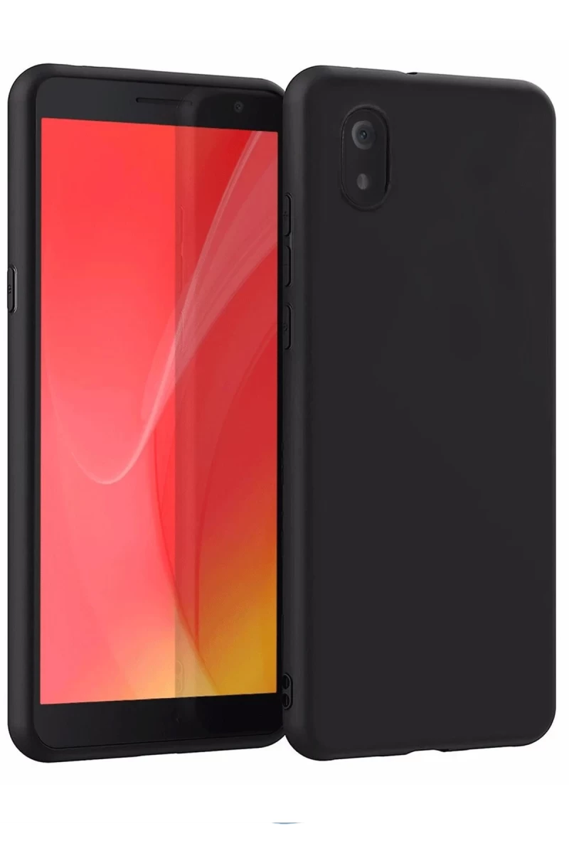 TCL L7 Uyumlu Kılıf First Silikon - Siyah