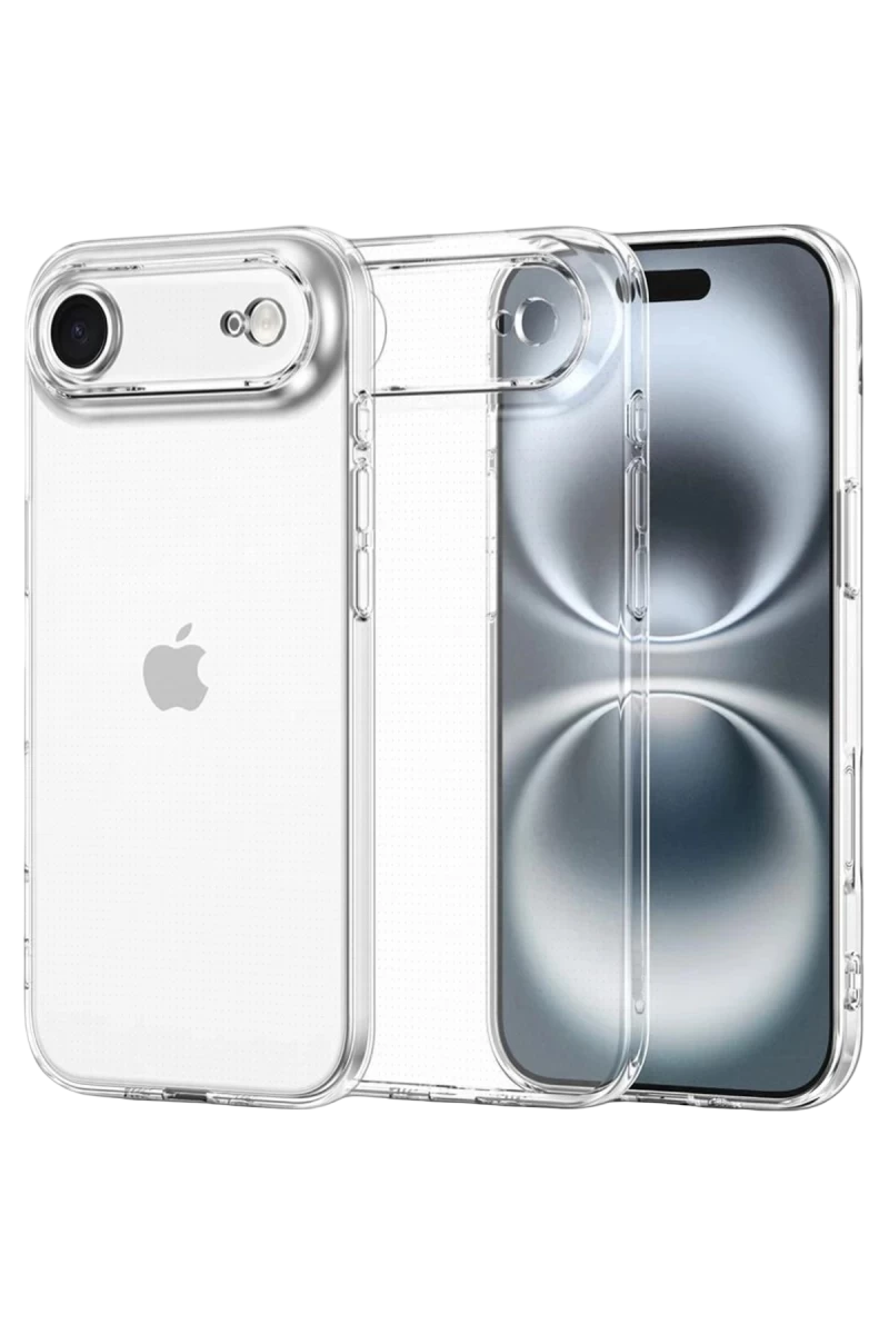 Apple iPhone 17 Air Uyumlu Lüx Şeffaf Silikon - Şeffaf