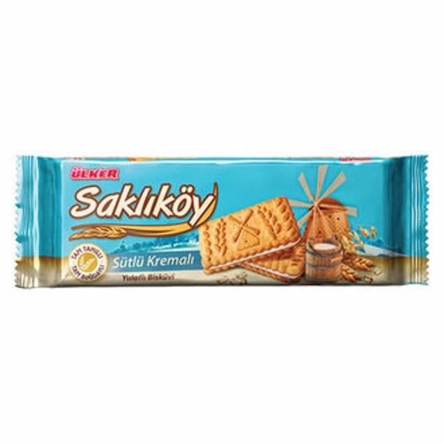 Saklıköy 834-8 Sütlü Biskuvi 100gr 1 Adet