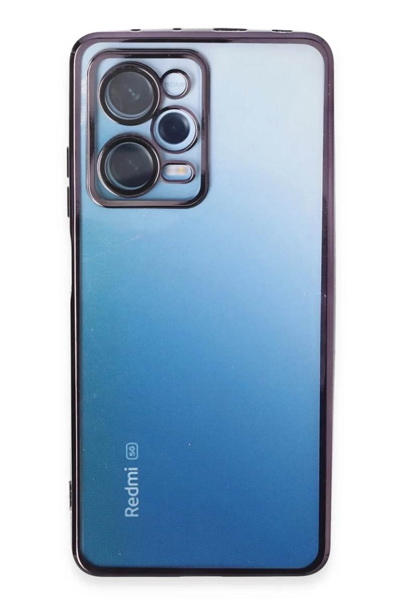 Xiaomi Redmi Note 12 Pro 5G Uyumlu Kılıf Lensli Silikon - Mor