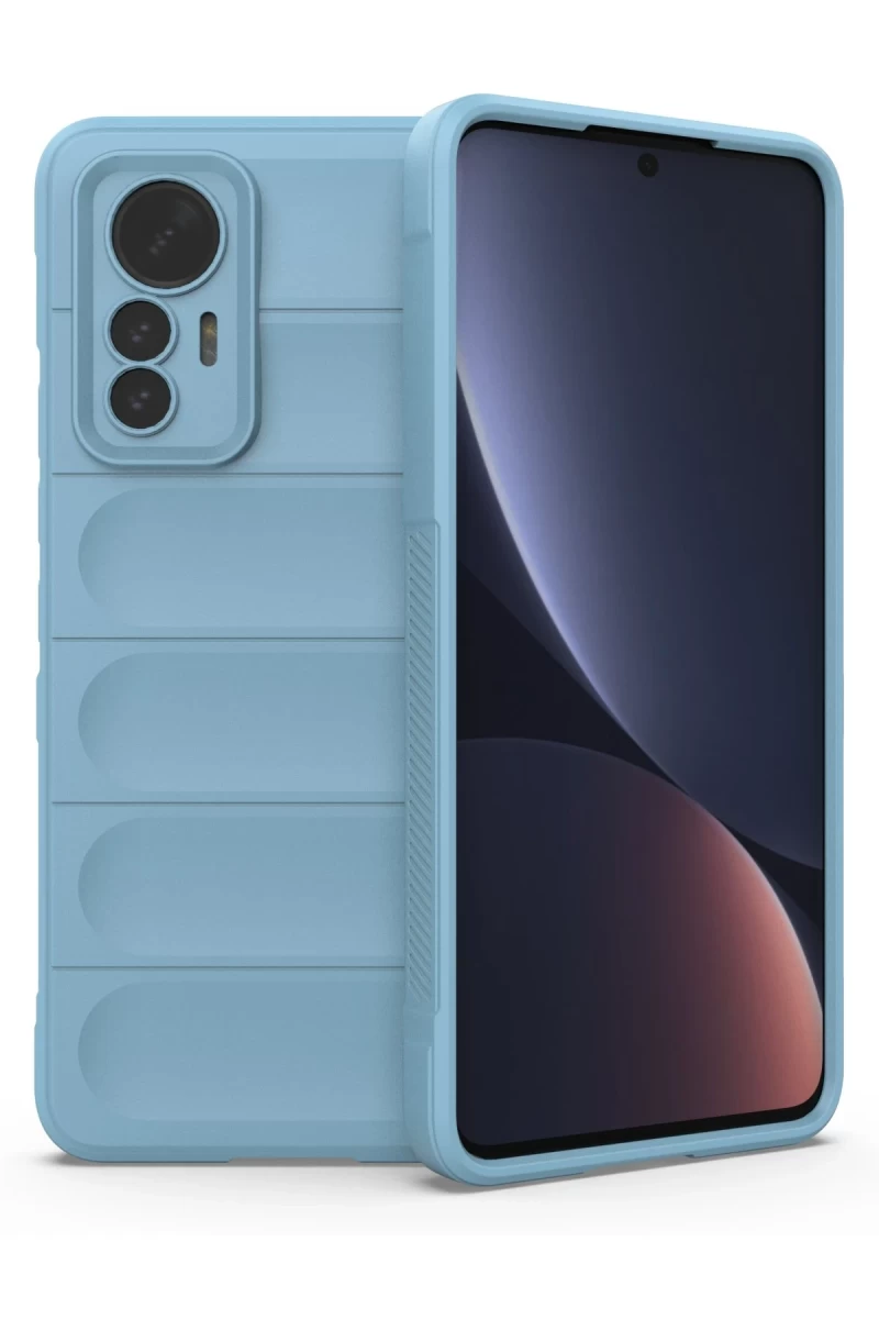 Xiaomi Mi 12 Lite Uyumlu Kılıf Optimum Silikon - Sky Blue