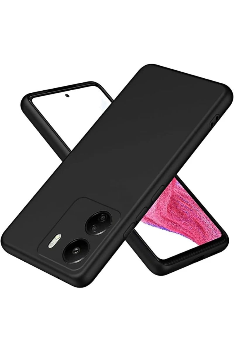 Xiaomi Redmi 13C Uyumlu Kılıf First Silikon - Siyah