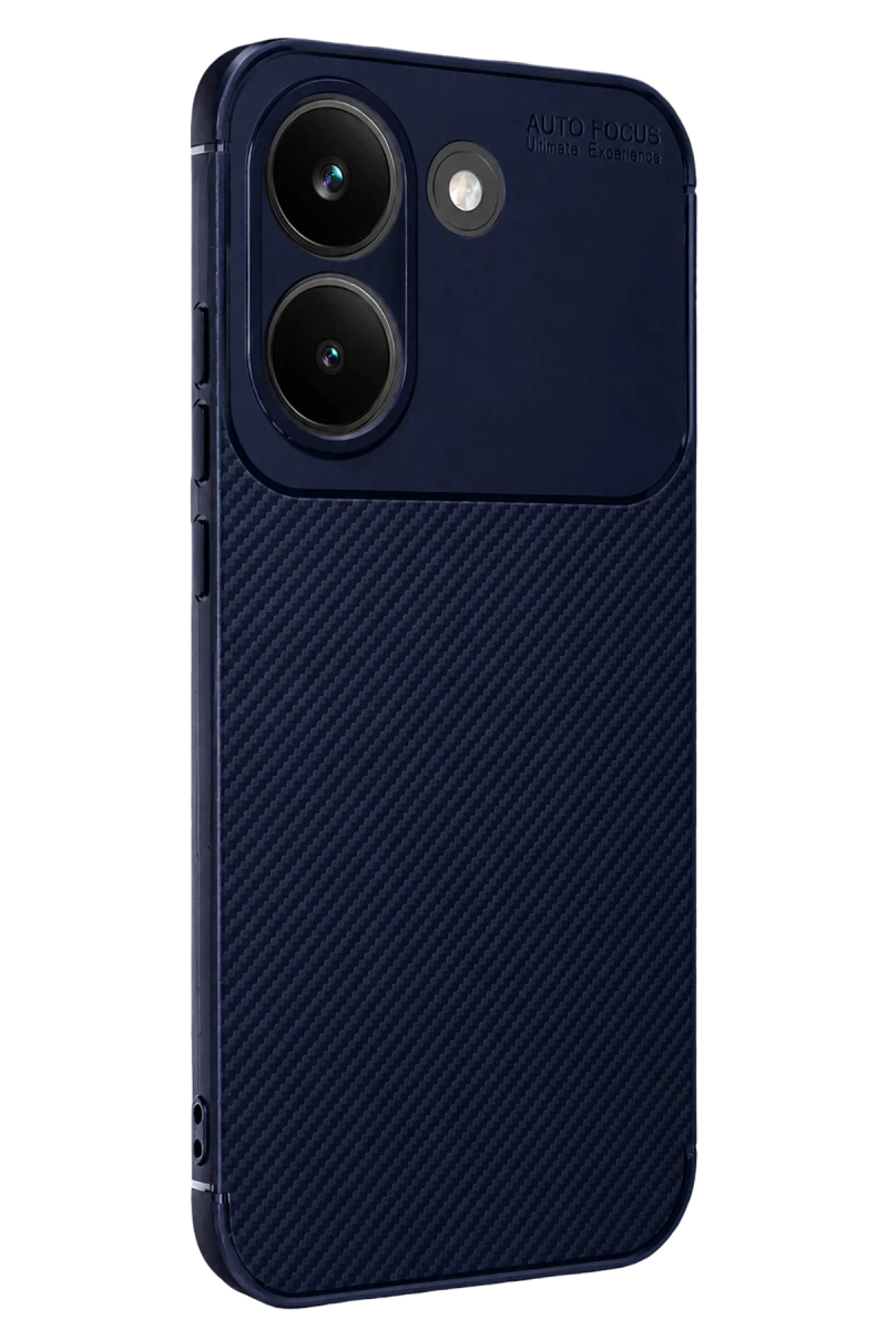 Xiaomi Poco X8 Pro Uyumlu Auto Focus Karbon Kapak - Lacivert