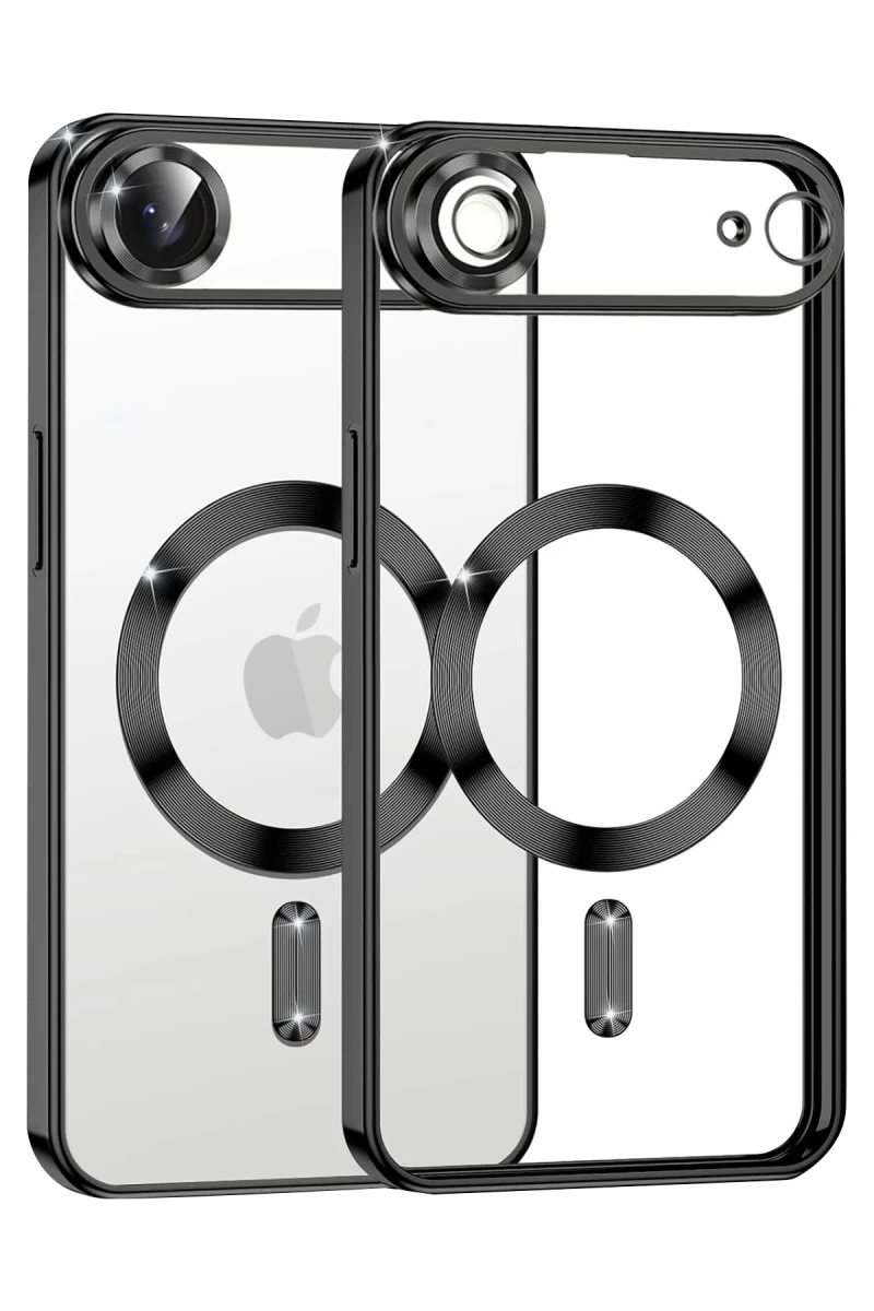 Apple iPhone 17 Uyumlu Air Uyumlu Kross Magneticsafe Kapak - Siyah