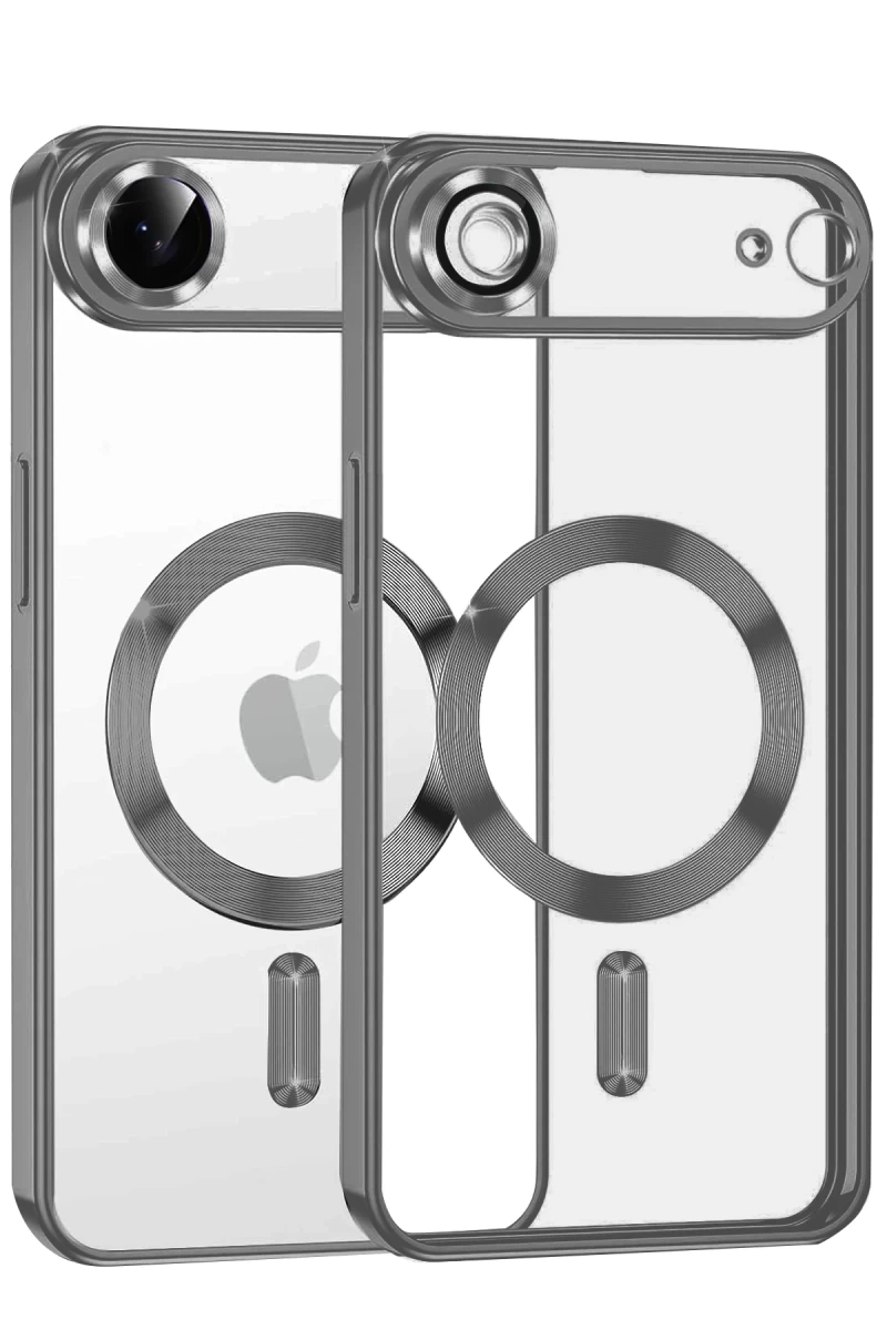 Apple iPhone 17 Uyumlu Air Uyumlu Kross Magneticsafe Kapak - Titan Gri