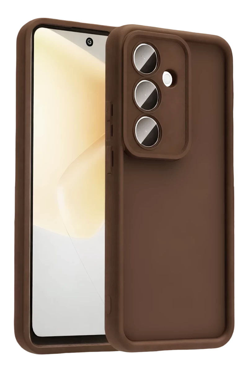 Samsung Galaxy A57 5G Uyumlu Viera Silikon - Kahverengi