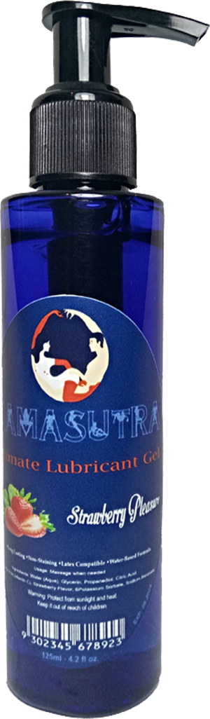 Kamasutra  Çilek Aromalı Jel 125ML / Kamasutra Lubricant Strawberry Flavored Gel 125ML
