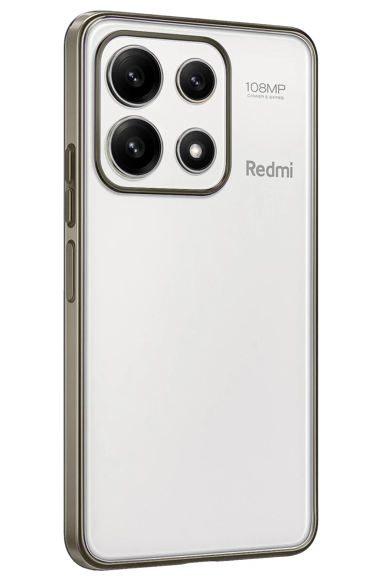 Xiaomi Poco X6 Pro Uyumlu Kılıf Lensli Silikon - Gold