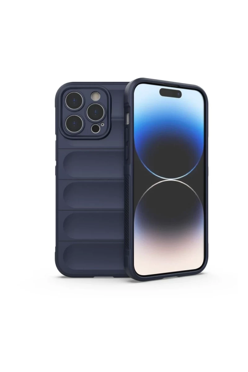 Apple iPhone 16 Pro Uyumlu Kılıf Optimum Silikon - Lacivert