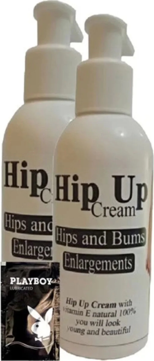Hip Up 2 Adet Birden 120 ml Kremi + 1 Hediye Jel