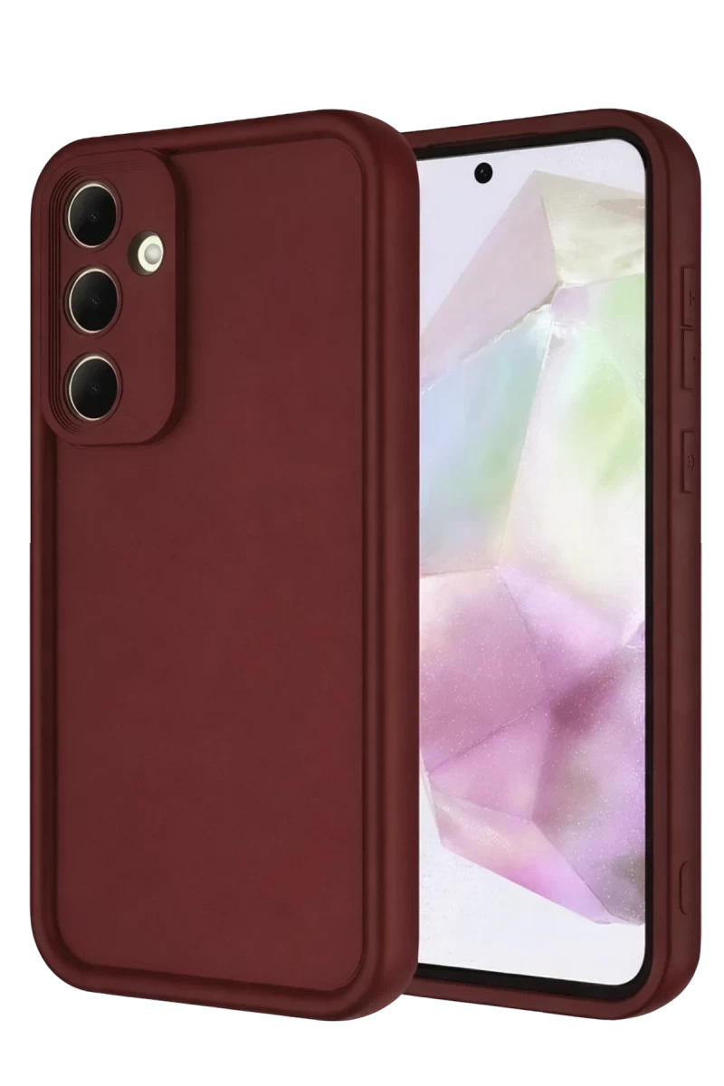 Samsung Galaxy A56 Uyumlu Kılıf Viera Silikon - Bordo