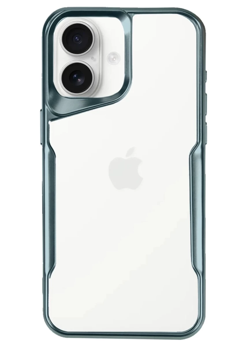 Apple iPhone 16 Uyumlu Kılıf Boyi Silikon Kapak - Turkuaz