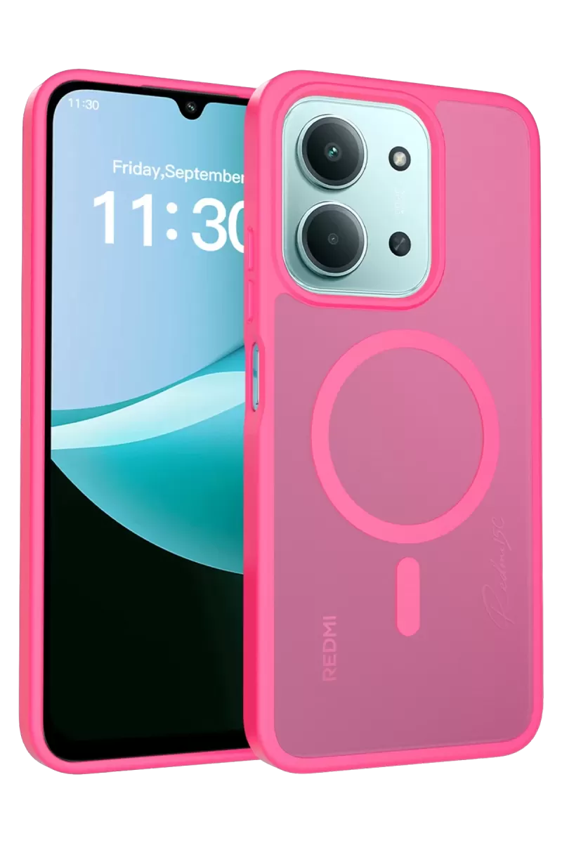 Joko Xiaomi Redmi 15C 4G Uyumlu Jota Magsafe Kapak - Rose