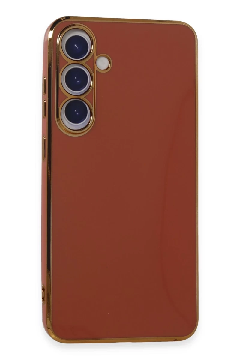 Samsung Galaxy S24 Plus Uyumlu Kılıf Volet Silikon - Kırmızı