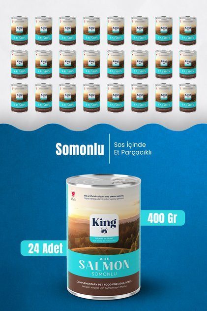 King Konserve konserve 400gr. mix 12li kutu