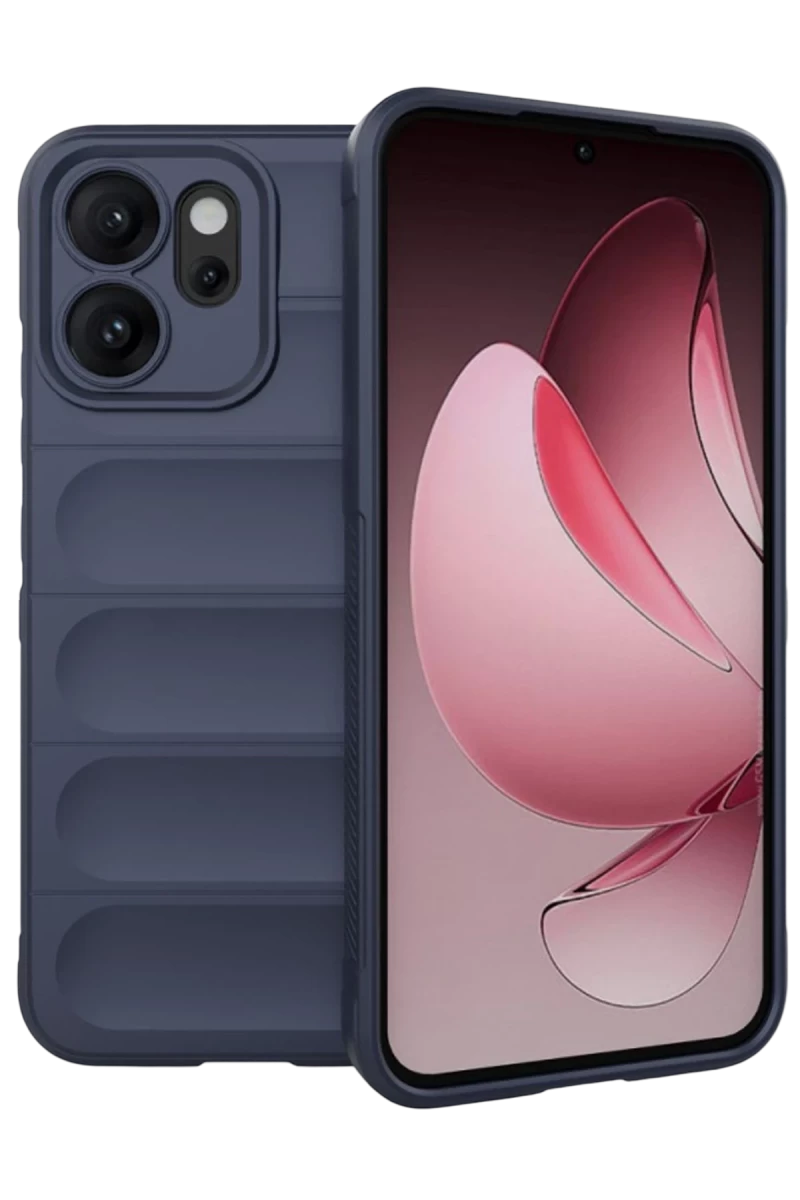 Oppo Reno 14F Uyumlu Optimum Silikon - Lacivert