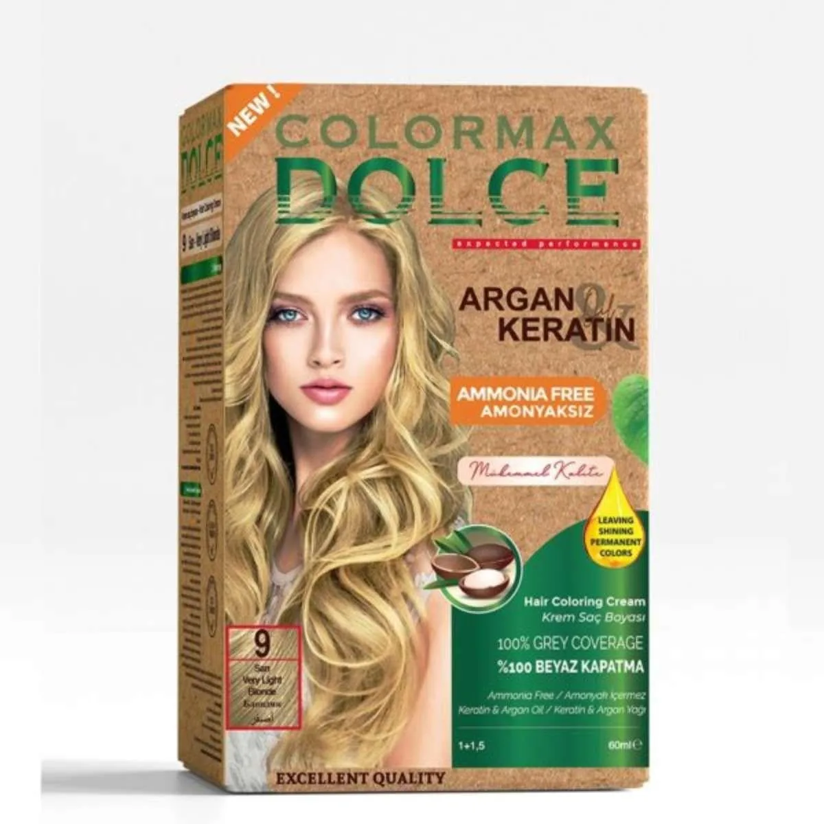 Dolce Amonyaksız, Doğal Set Boya - 9 Sarı