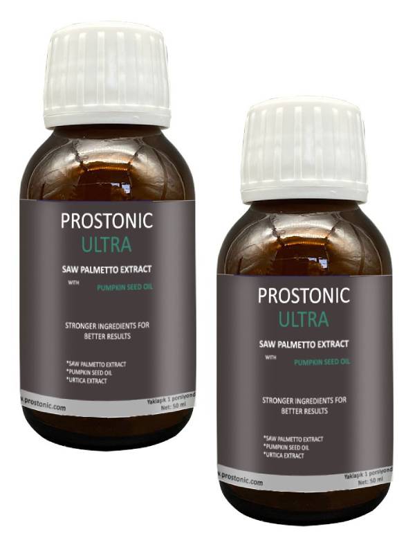 Prostonic Saw Palmetto Ultra Erkeklere Doğadan Gelen Rahatlık ve Canlılık Formülü 50 ml x 2 adet