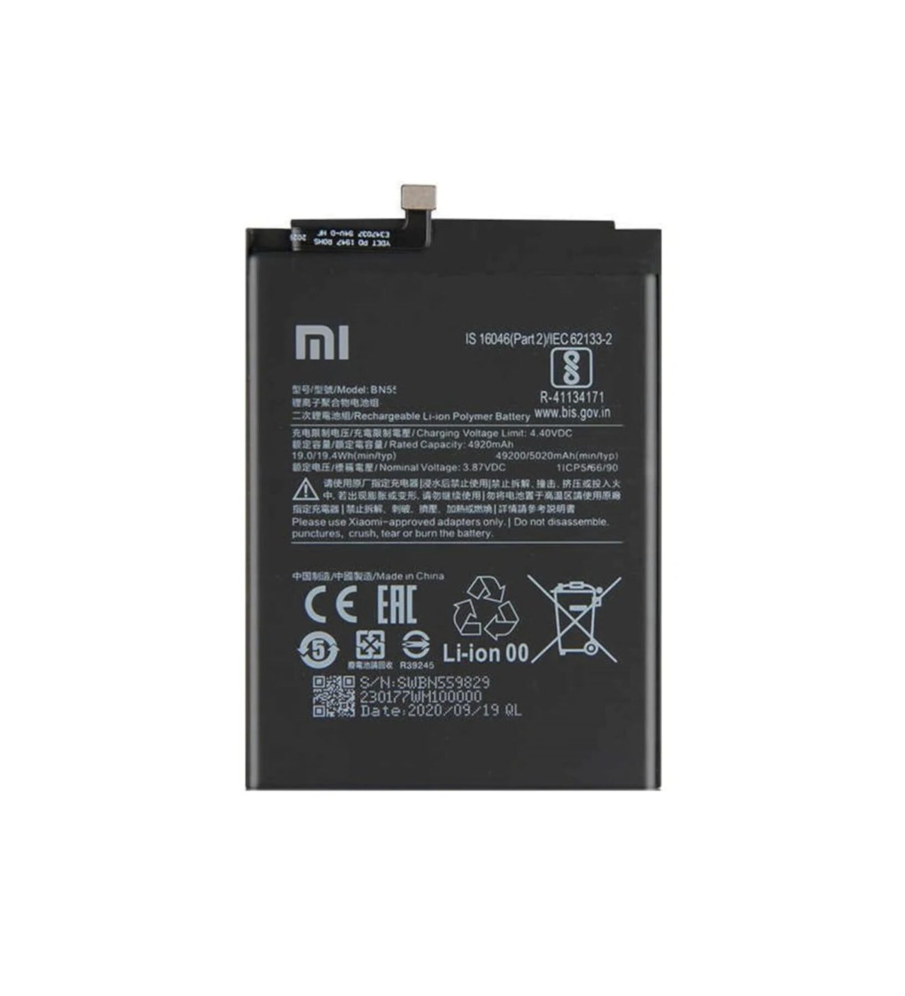 Xiaomi Redmi Note 10 Uyumlu-10S  Pil Batarya