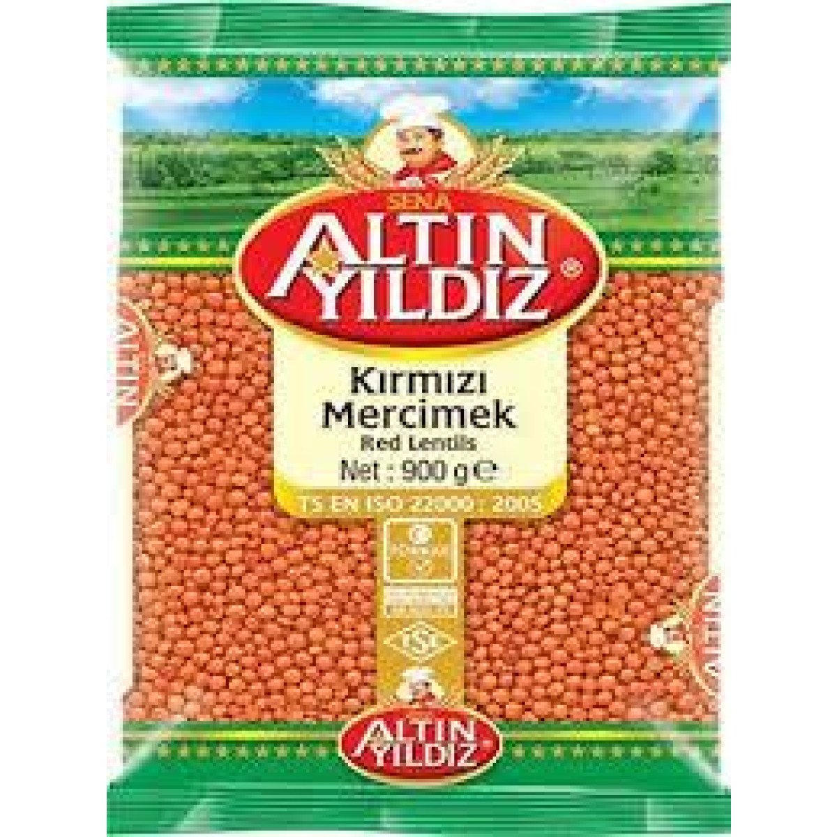 ALTIN YILDIZ KIRMIZI MERCİMEK 900 GR