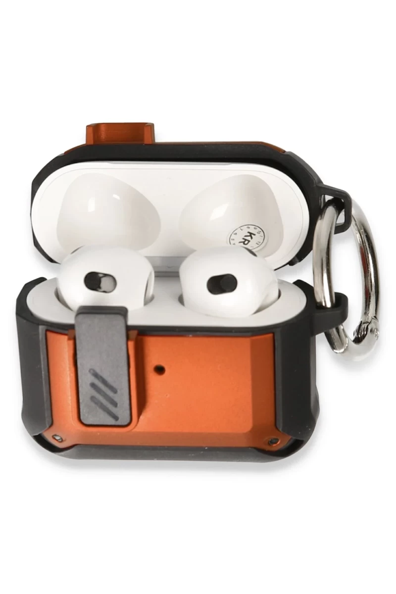 Apple Airpods 3 (3.nesil) Truva Kılıf - Turuncu