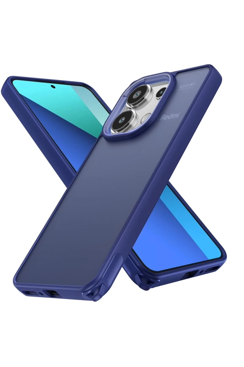 Xiaomi Redmi Note 13 Pro 4G Uyumlu Kılıf Elegant Kapak - Lacivert