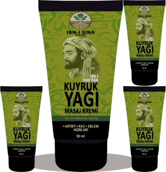 İbn-i Sina Herbal Kuyruk Yağı Kremi 4 Adet 50 ml