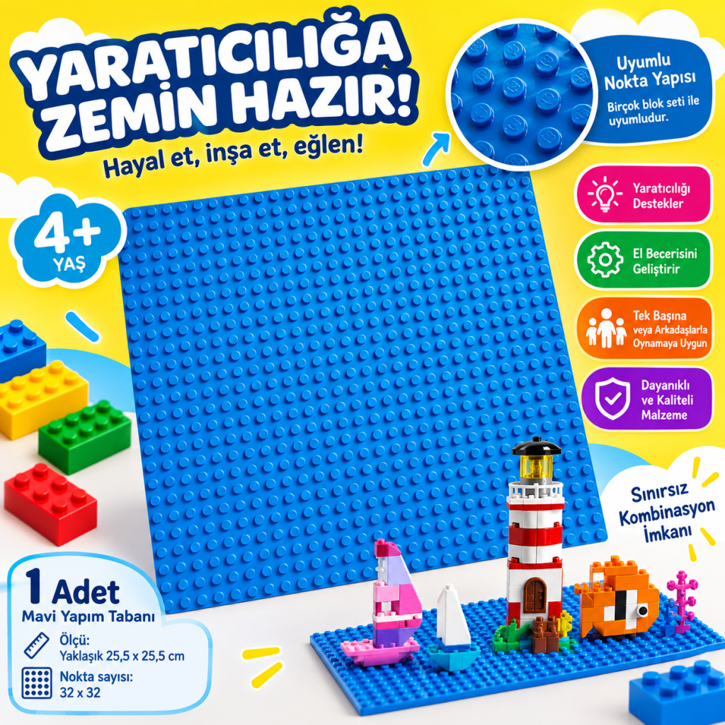 11025 ® Classic Mavi Taban 1 parça +4 yaş