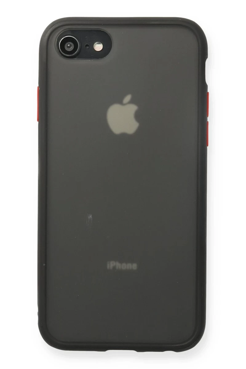 Apple iPhone 7 Uyumlu Kılıf Montreal Silikon Kapak - Siyah