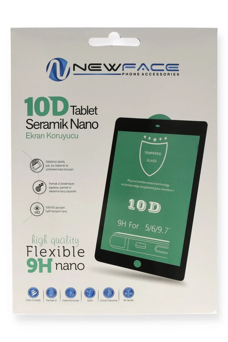 Apple iPad 4 9.7 Tablet 10D Seramik Nano