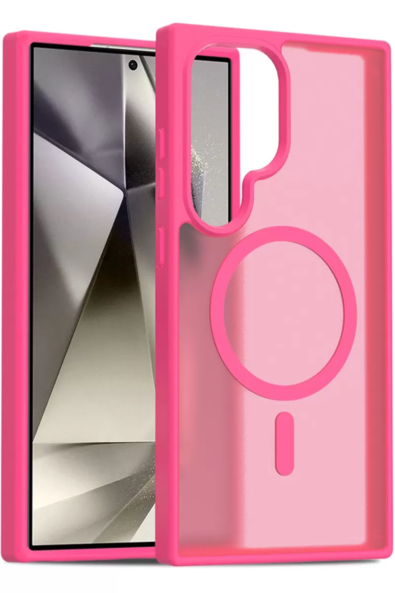 Joko Samsung Galaxy S24 Ultra Uyumlu Jota Magsafe Kapak - Rose