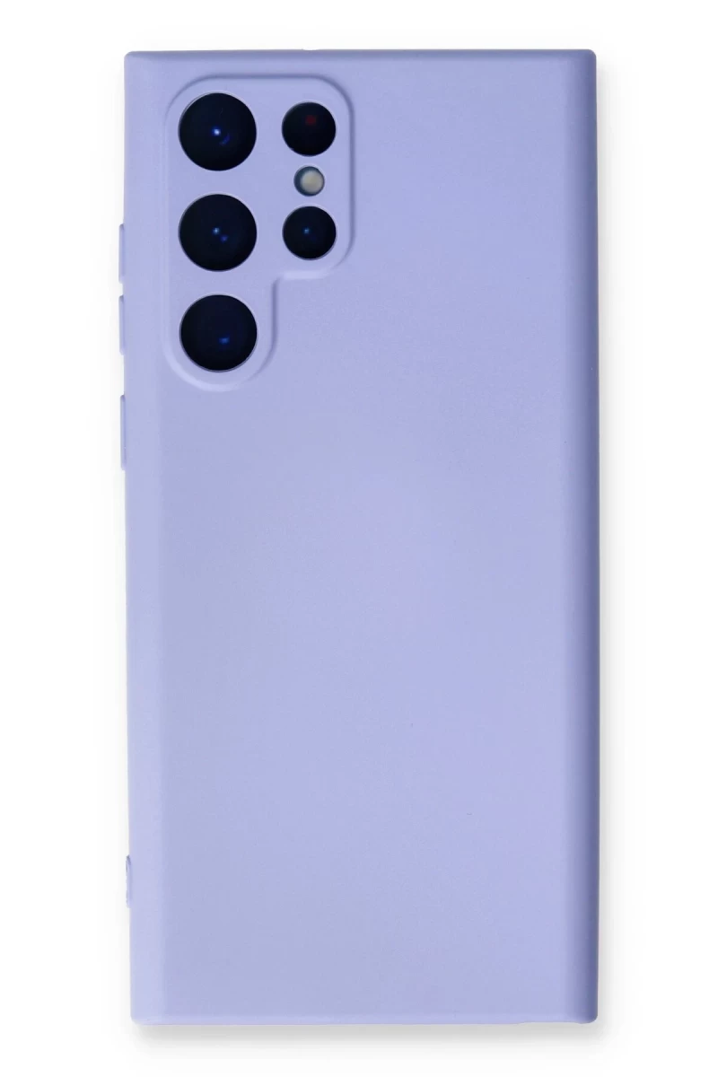 Samsung Galaxy S23 Ultra Uyumlu Kılıf Nano içi Kadife Silikon - Lila