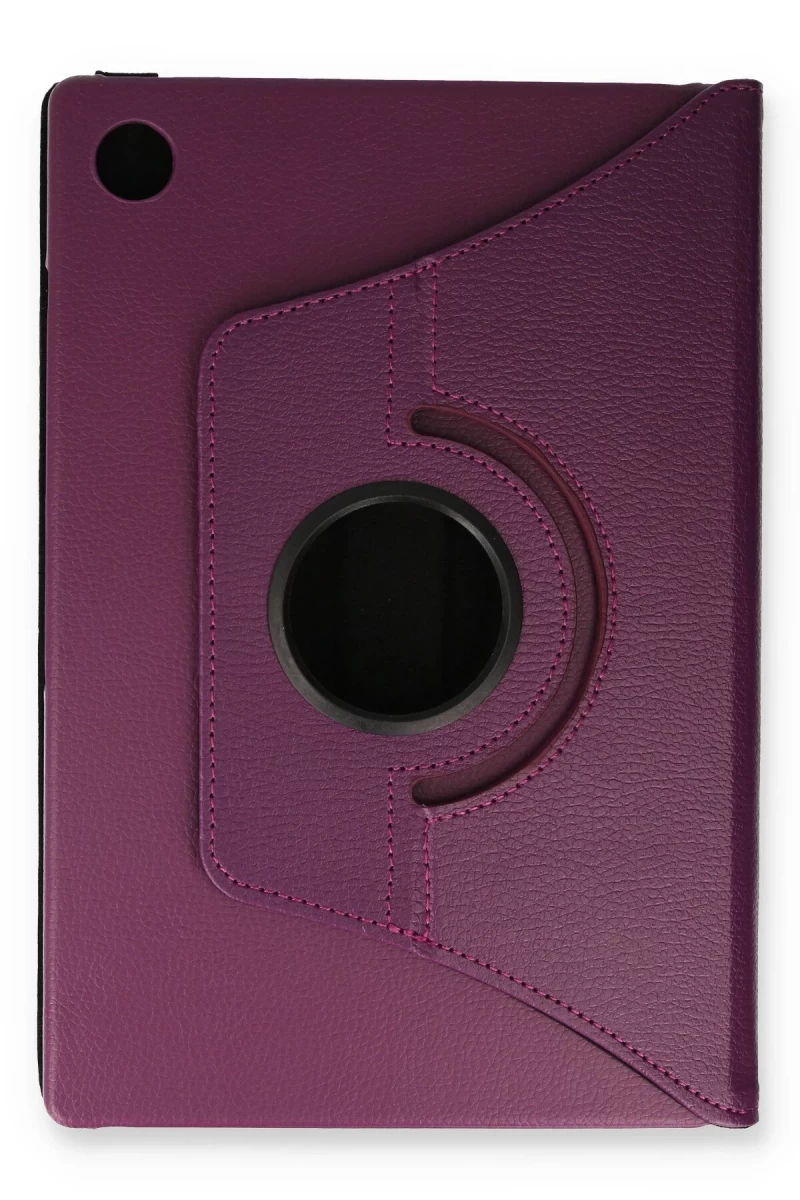 Samsung Galaxy Tab A9 Plus Kılıf 360 Tablet Deri Kılıf - Mürdüm
