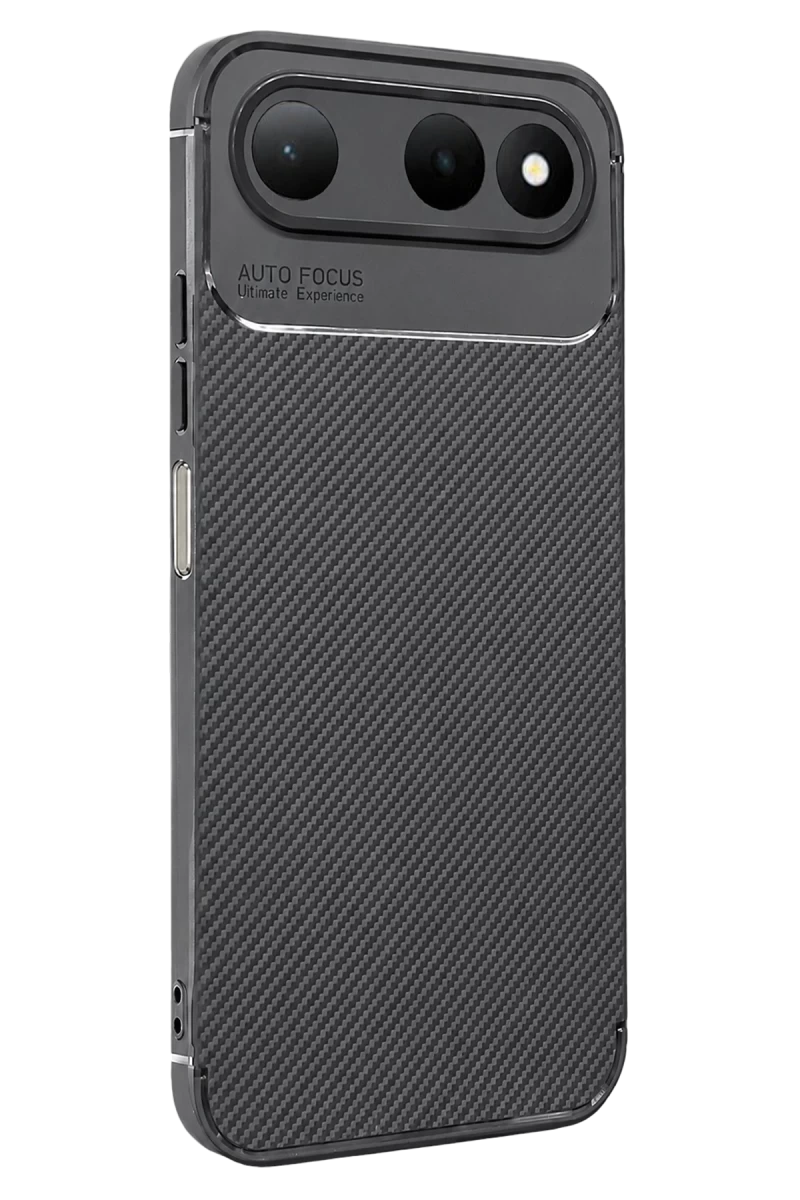 Tecno Spark 50 5G Uyumlu Auto Focus Karbon Kapak - Gri