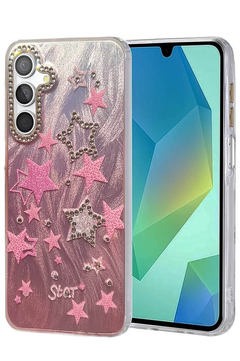 Samsung Galaxy A25 5G Uyumlu Kılıf Blade Aynalı Desenli Kapak - Desen 7