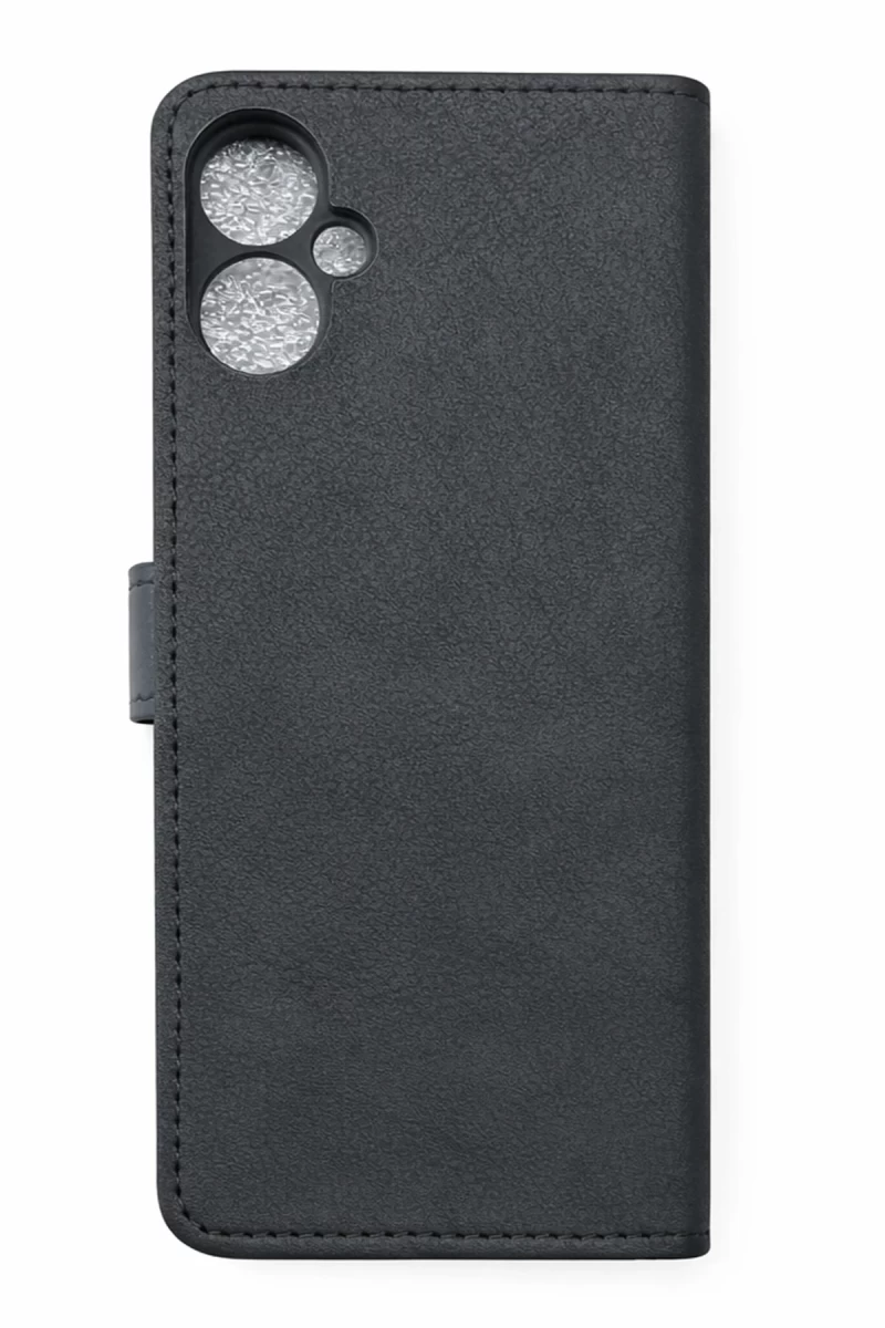 Tecno Spark 9T Uyumlu Trend S Plus Kapaklı Kılıf - Siyah