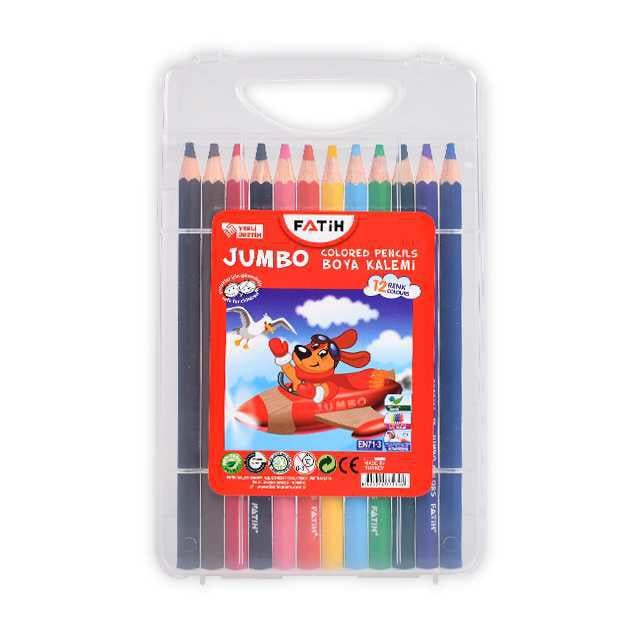 12 Renk Kuru Boya Çantalı 1 Adet
